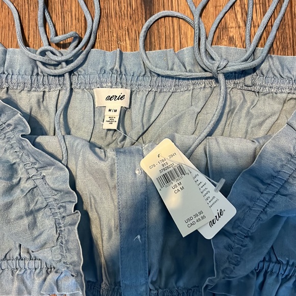 NWT denim style crop top - Picture 3 of 4